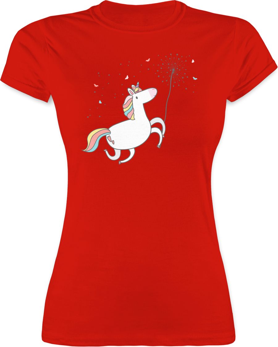 Shirtracer Einhorn Pusteblume - Unicorn Pusteblume Geschenk Einhornliebhaber Einhorn Gesche Shirtracer