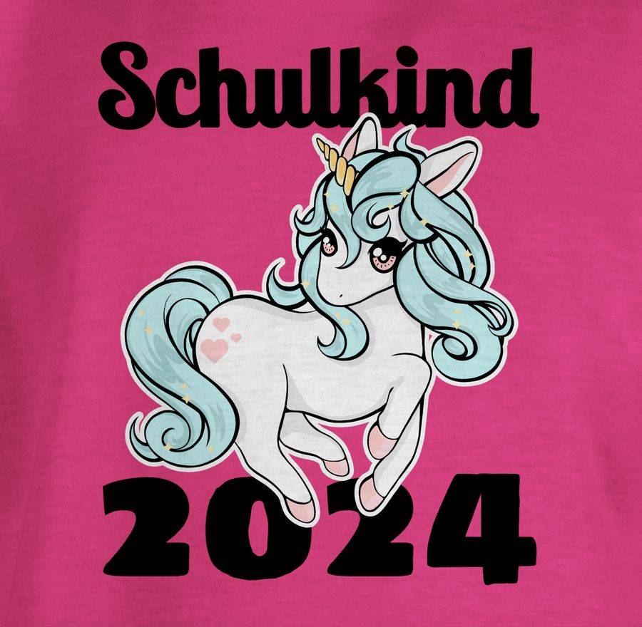 Shirtracer Einhorn Schulkind 2024 Shirts & Mehr Shirtracer