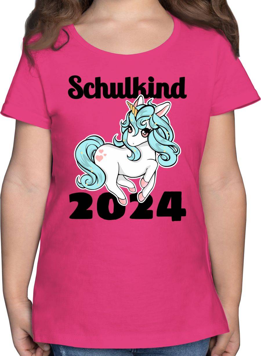 Shirtracer Einhorn Schulkind 2024 Shirts & Mehr Shirtracer