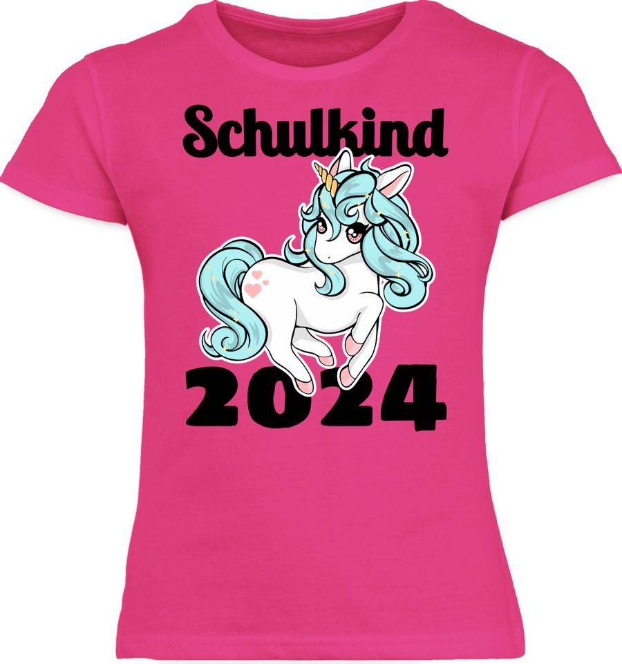 Shirtracer Einhorn Schulkind 2024 Shirts & Mehr Shirtracer