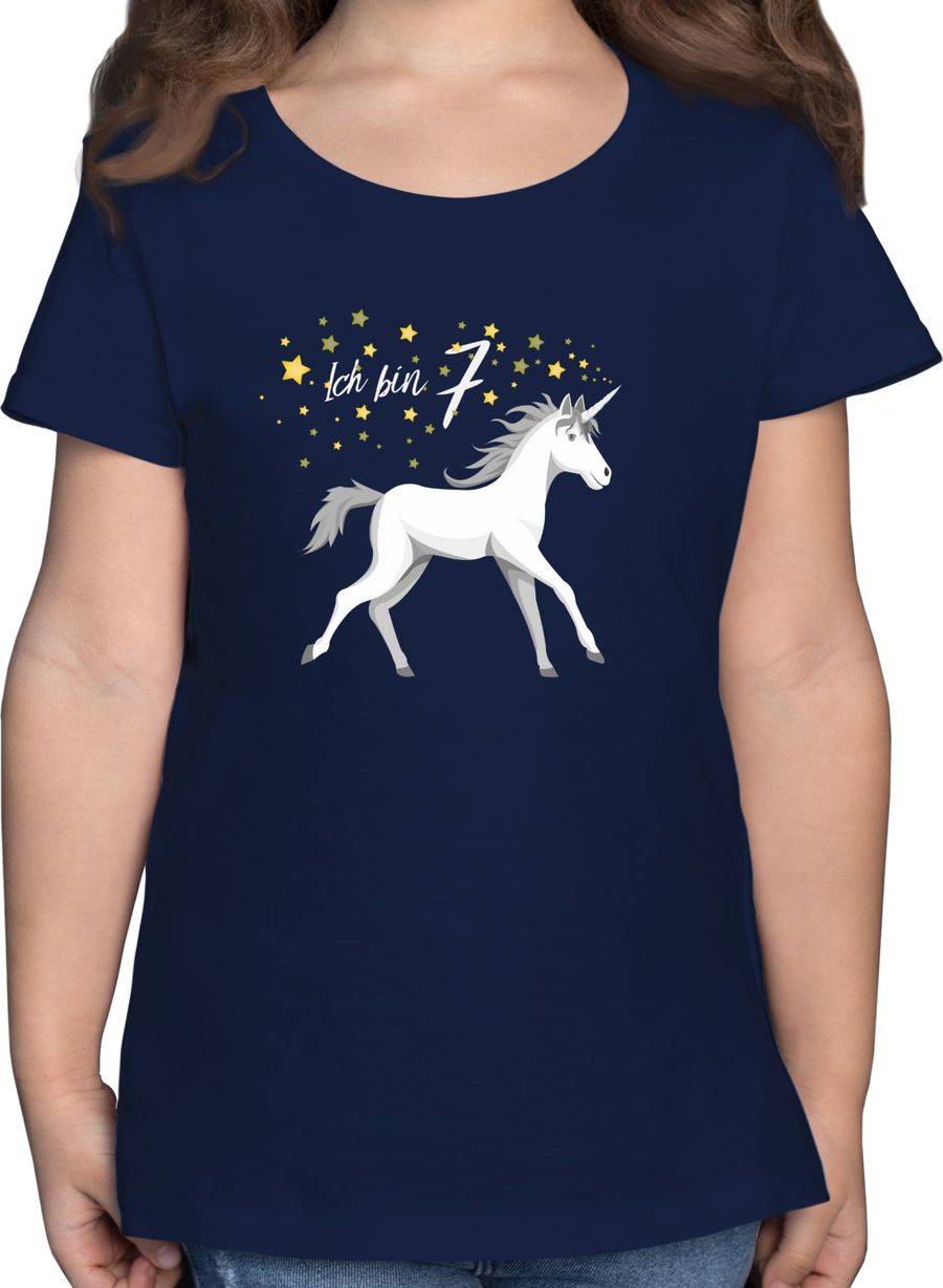 Shirtracer Einhorn Siebter: Tshirt Turnbeutel Shirtracer