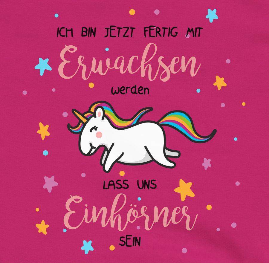 Shirtracer Einhorn Spruch Motiv Shirts & Mehr Shirtracer