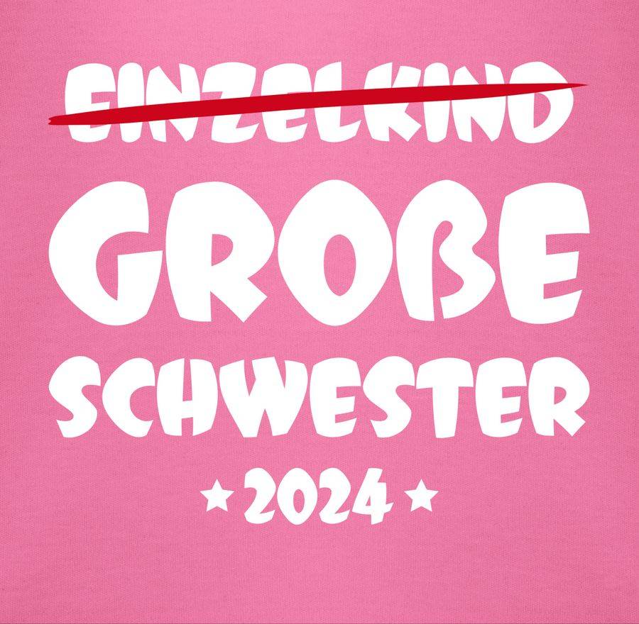 Shirtracer Einzelkind Große Schwester 2024: Tshirt Gym Bag Shirtracer