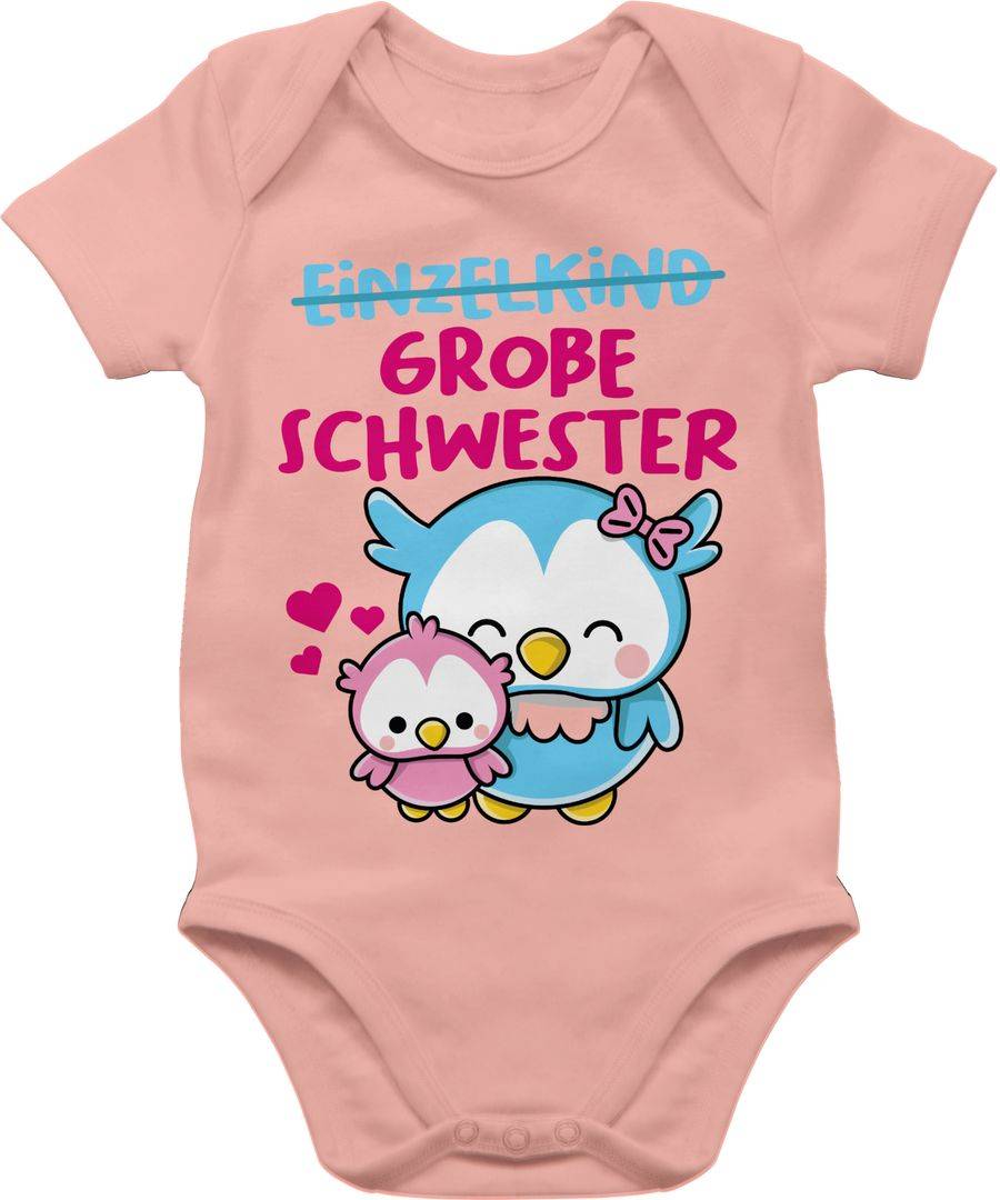Shirtracer Einzelkind große Schwester mit Eulen Shirts & Mehr Shirtracer