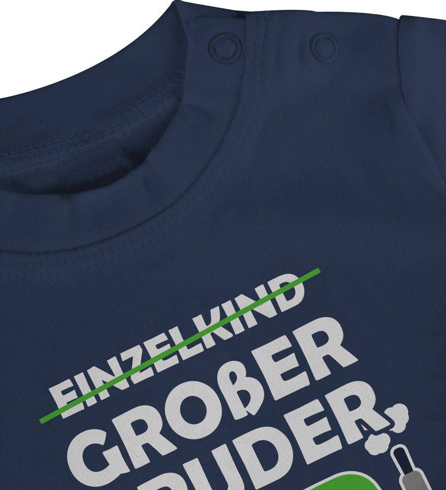 Shirtracer Einzelkind Großer Bruder 2024 Traktor: T-Shirt Turnbeutel Shirtracer