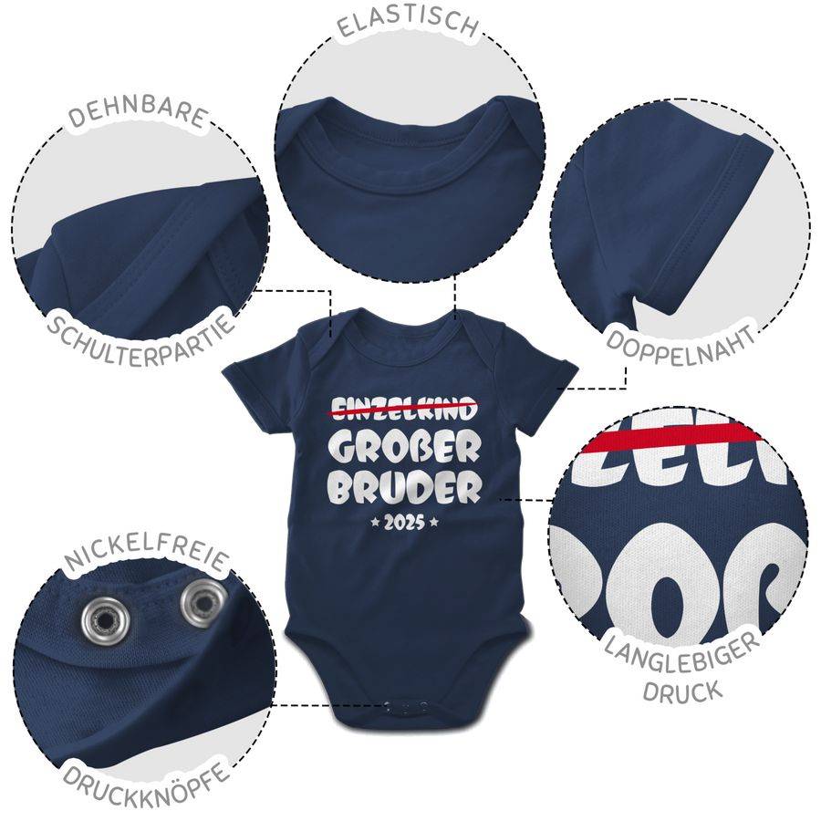 Shirtracer Einzelkind Großer Bruder 2025 Shirts & Mehr Shirtracer