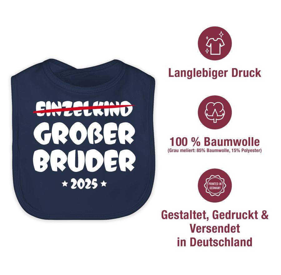 Shirtracer Einzelkind Großer Bruder 2025 Shirts & Mehr Shirtracer
