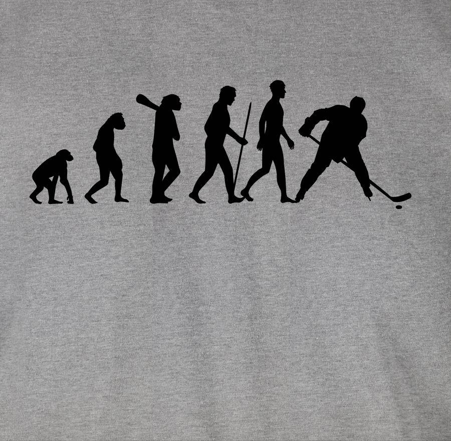 Shirtracer Eishockey Evolution: T-Shirt Turnbeutel Shirtracer