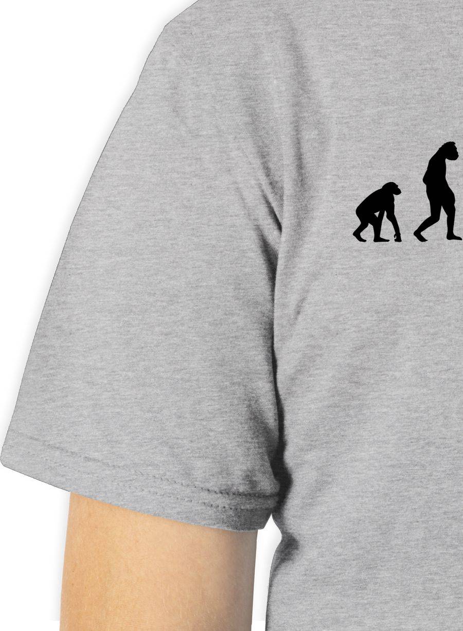 Shirtracer Eishockey Evolution: T-Shirt Turnbeutel Shirtracer