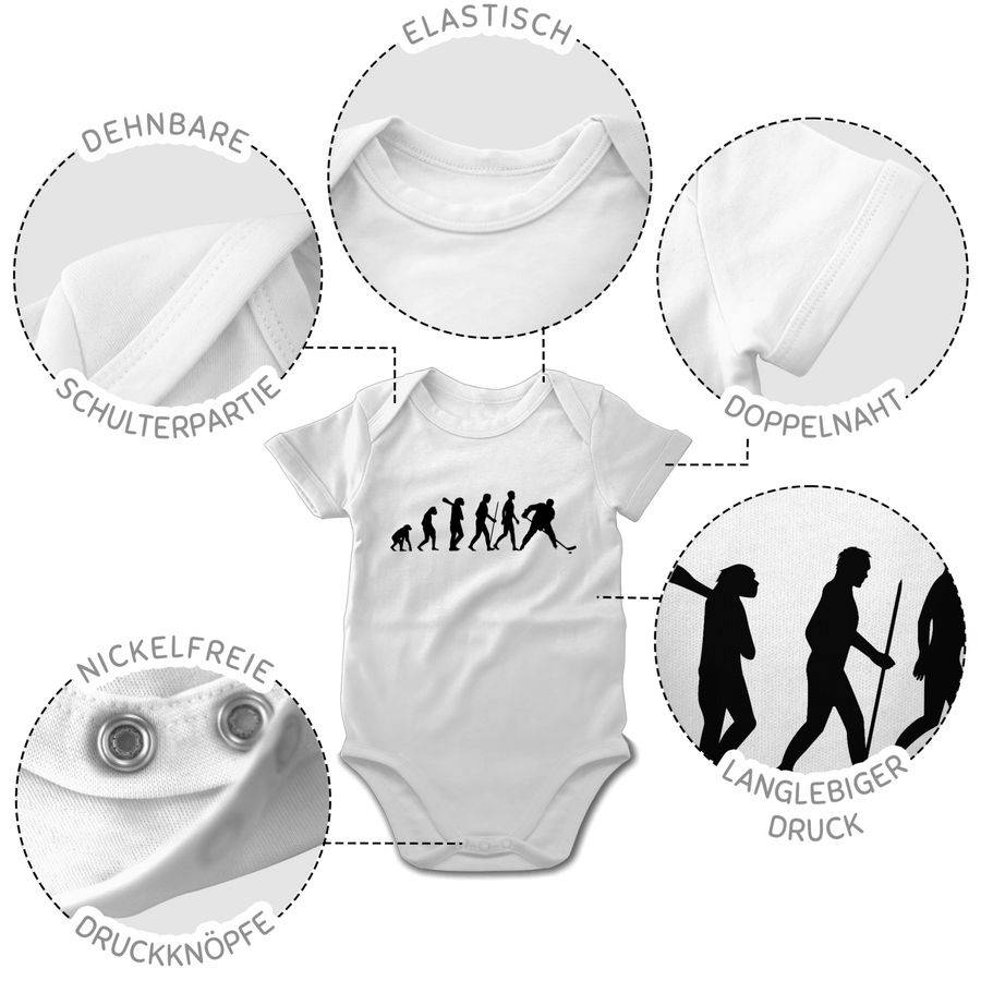 Shirtracer Eishockey Evolution: T-Shirt Turnbeutel Shirtracer