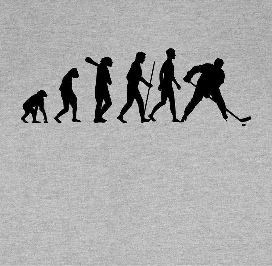 Shirtracer Eishockey Evolution: T-Shirt Turnbeutel Shirtracer