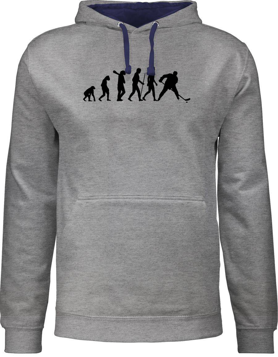 Shirtracer Eishockey Evolution: T-Shirt Turnbeutel Shirtracer