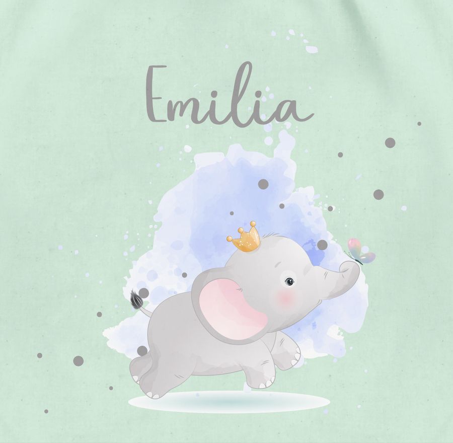 Shirtracer Elefant Elefanten: T-Shirt Turnbeutel Shirtracer