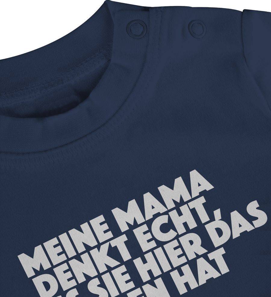 Shirtracer Emoticon - Meine Mama Denkt Echt, Dass Sie Hier Das Sagen Hat. Das Ist Soooo Süß Shirtracer