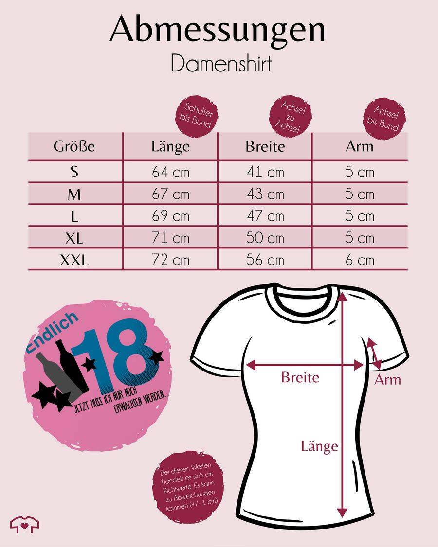Shirtracer Endlich Achtzehn Blau Shirts & Mehr Shirtracer