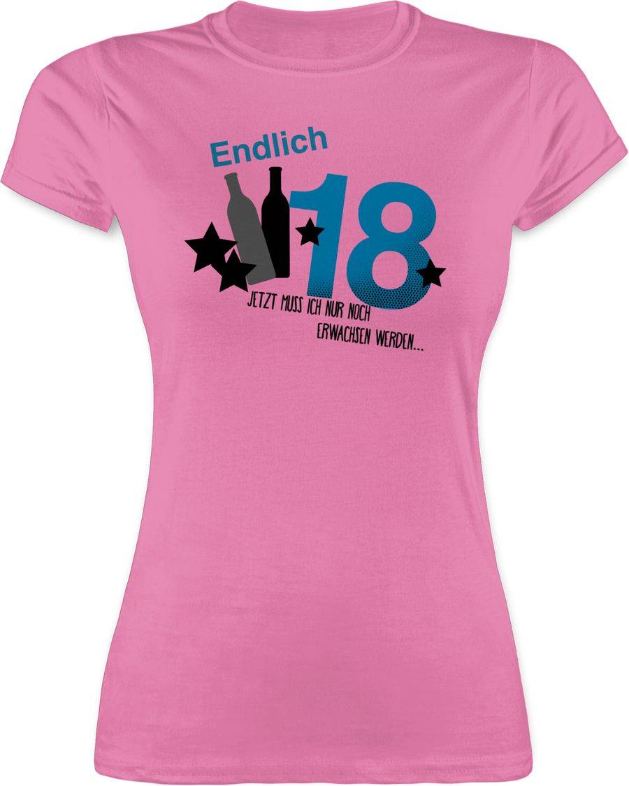Shirtracer Endlich Achtzehn Blau Shirts & Mehr Shirtracer