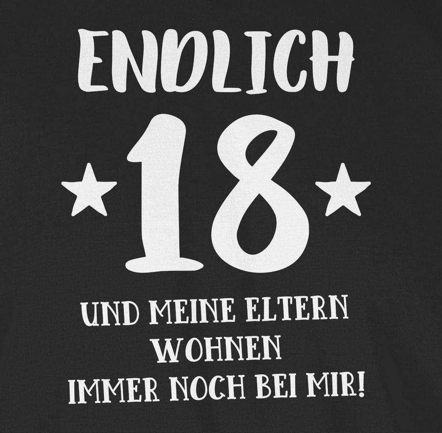 Shirtracer Endlich Achtzehn Und Meine Eltern Wohnen Immer Noch Bei Mir: T-Shirt Rucksack Shirtracer