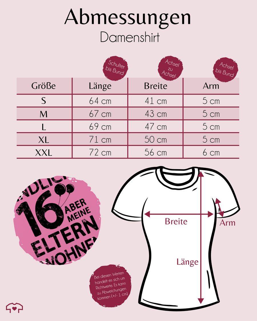 Shirtracer Endlich Sechzehn Aber Meine Eltern Wohnen Immer Noch Bei Mir! Schwarz: T-Shirt T Shirtracer