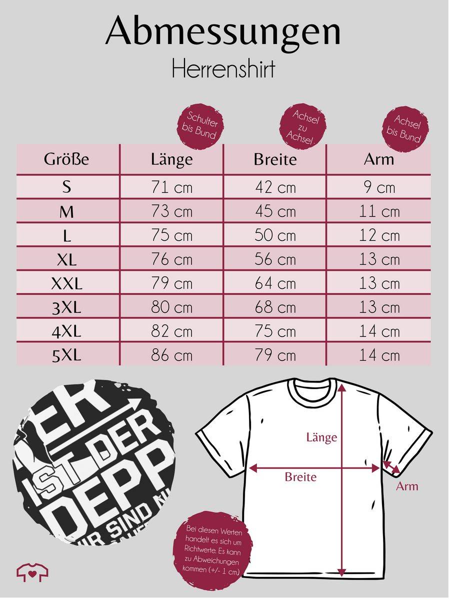 Shirtracer Er Ist Der Depp Wir Sind Nur Zum Saufen Hier - Weiß: T-Shirt Turnbeutel Shirtracer