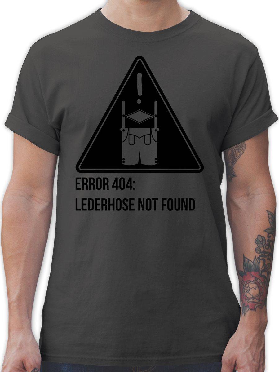 Shirtracer Error 404: Lederhose Not Found Shirts & Mehr Shirtracer