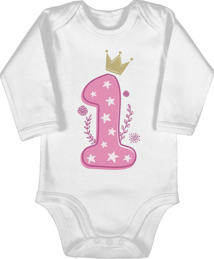 Shirtracer Erster Mädchen Krone Sterne Shirts & Mehr Shirtracer