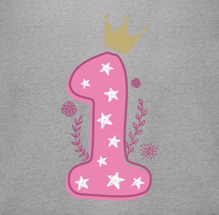 Shirtracer Erster Mädchen Krone Sterne Shirts & Mehr Shirtracer