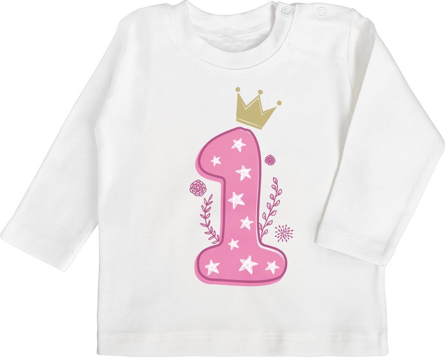 Shirtracer Erster Mädchen Krone Sterne Shirts & Mehr Shirtracer