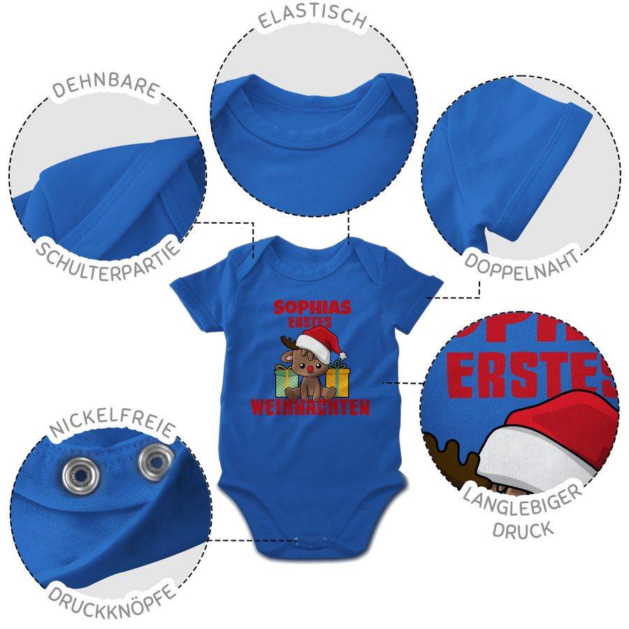Shirtracer Erstes Weihnachten Mit Name Shirts & Mehr Shirtracer