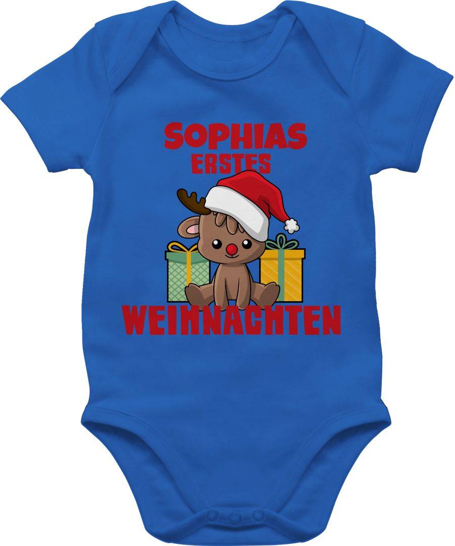Shirtracer Erstes Weihnachten mit Name Shirts & Mehr Shirtracer