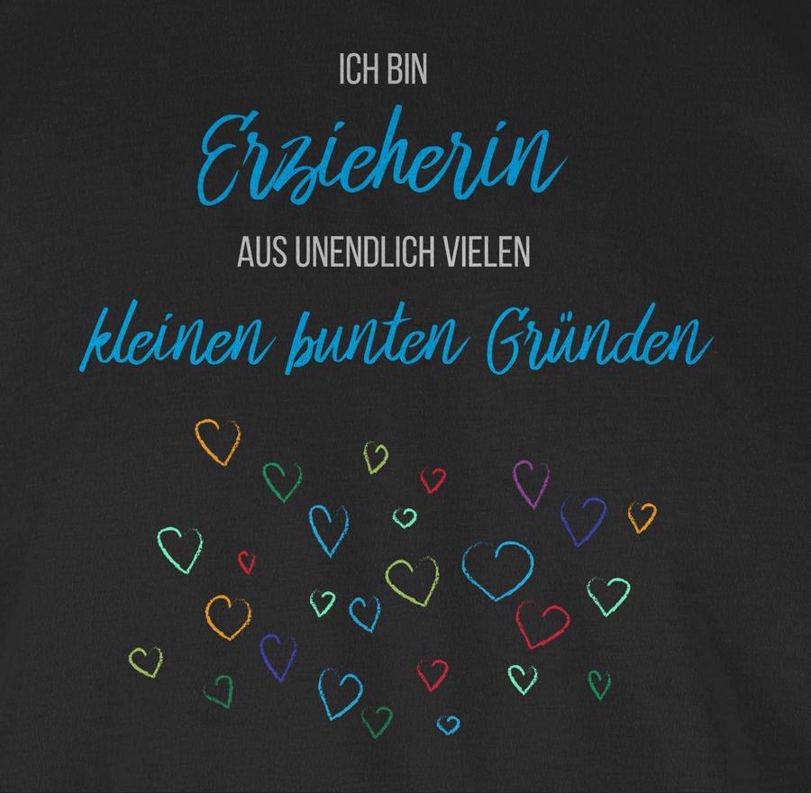 Shirtracer Erzieherin Aus Vielen Kleinen Gründen: Tshirt Turnbeutel Shirtracer