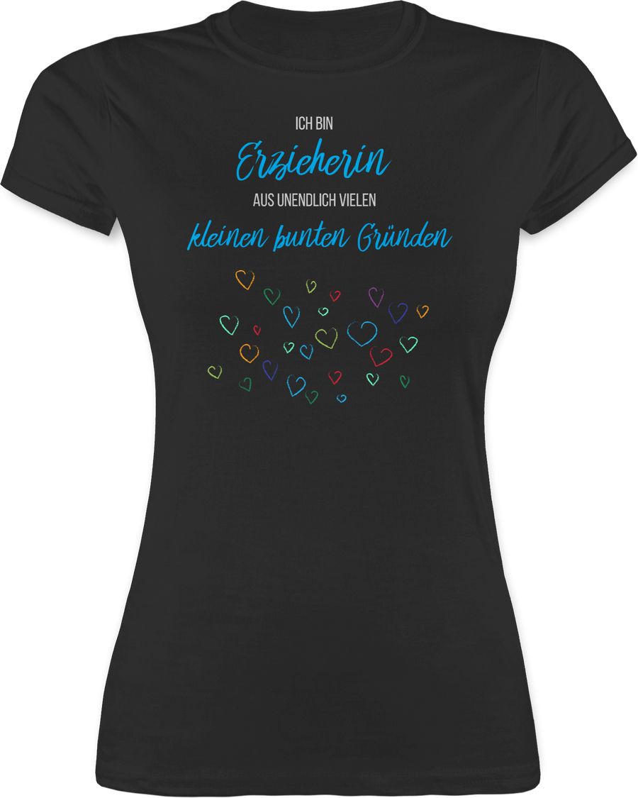 Shirtracer Erzieherin aus vielen kleinen Gründen: Tshirt Turnbeutel Shirtracer