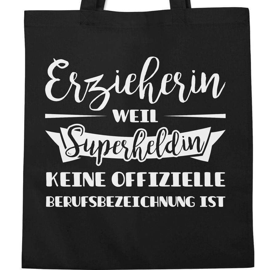 Shirtracer Erzieherin Weil Superheldin Keine Offizielle Berufsbezeichnung Ist: Tshirt Turnb Shirtracer