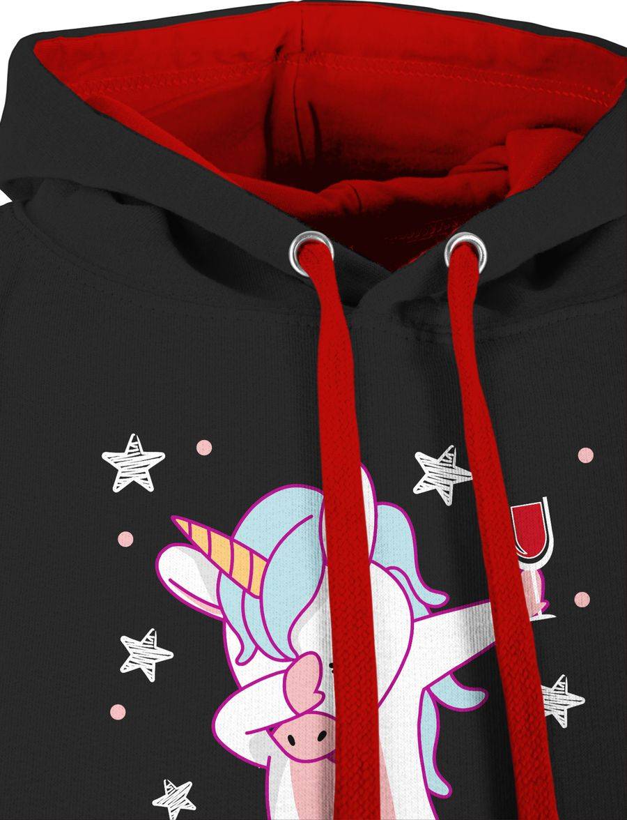 Shirtracer Es Eskaliert Eh Einhorn Mit Weinglas Weiß Shirts & Mehr Shirtracer