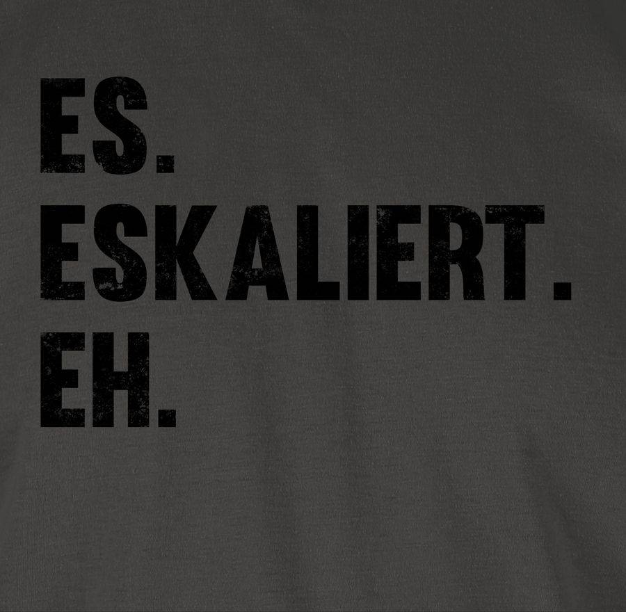 Shirtracer Es Eskaliert Eh - Vintage Effekt: Tshirt Turnbeutel Shirtracer