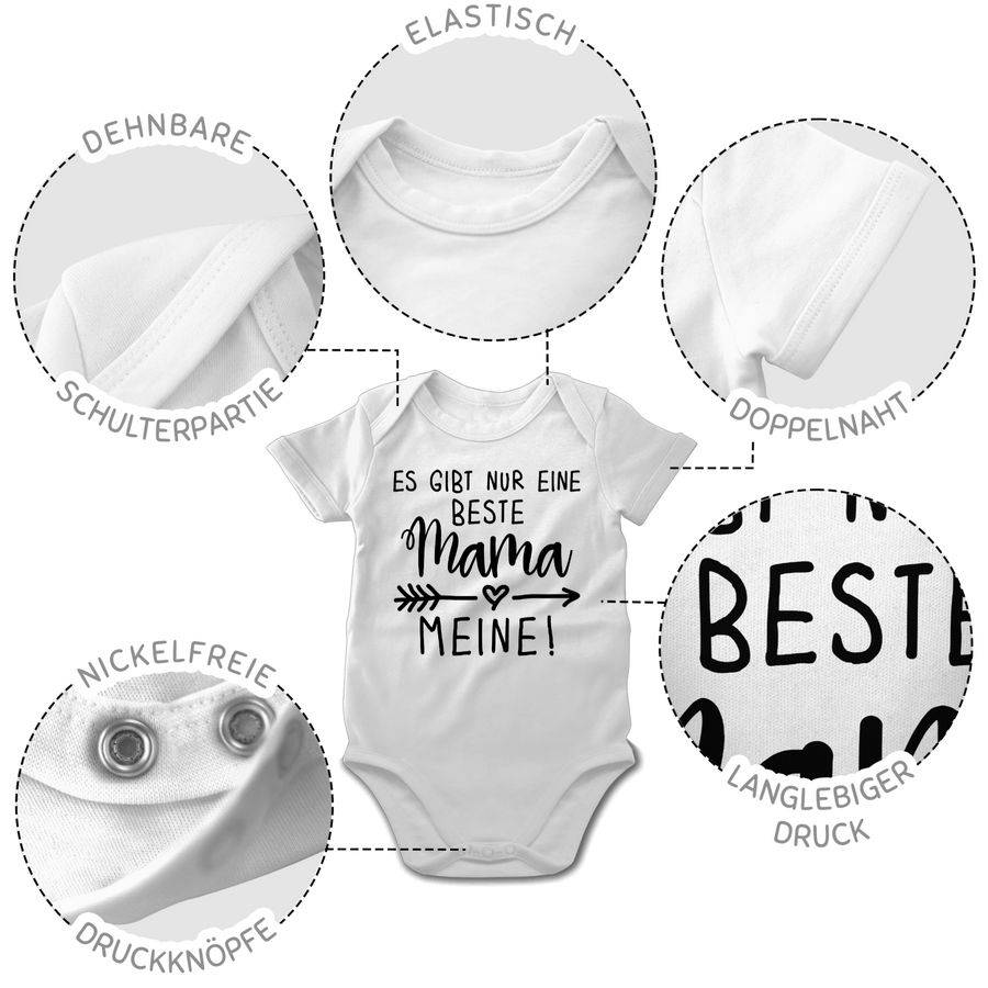 Shirtracer Es Gibt Nur Eine Beste Mama - Meine: T-Shirt Gym Bag Shirtracer