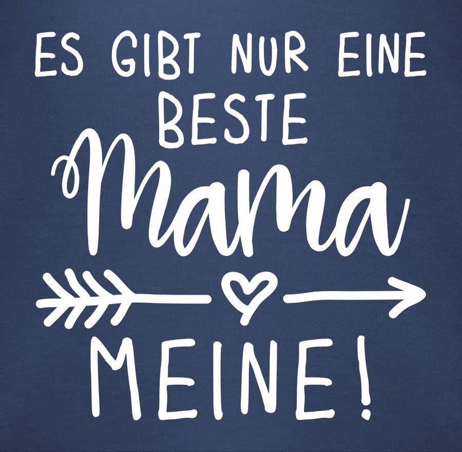 Shirtracer Es Gibt Nur Eine Beste Mama - Meine - Weiß: T-Shirt Rucksack Shirtracer