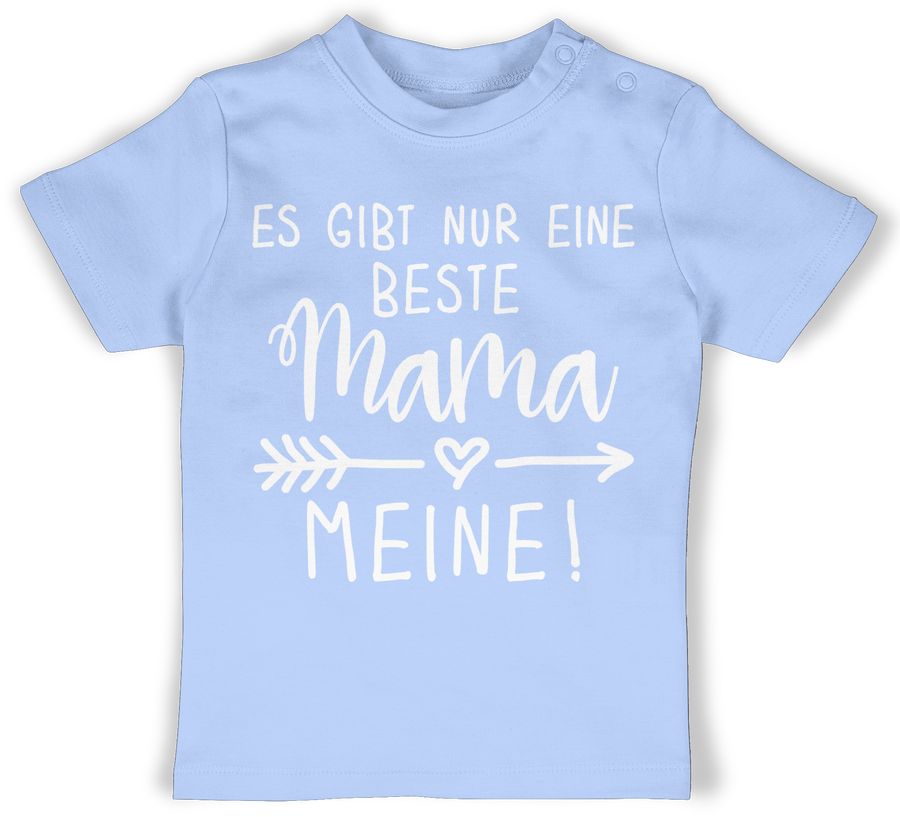 Shirtracer Es gibt nur eine beste Mama - Meine - weiß: T-Shirt Rucksack Shirtracer