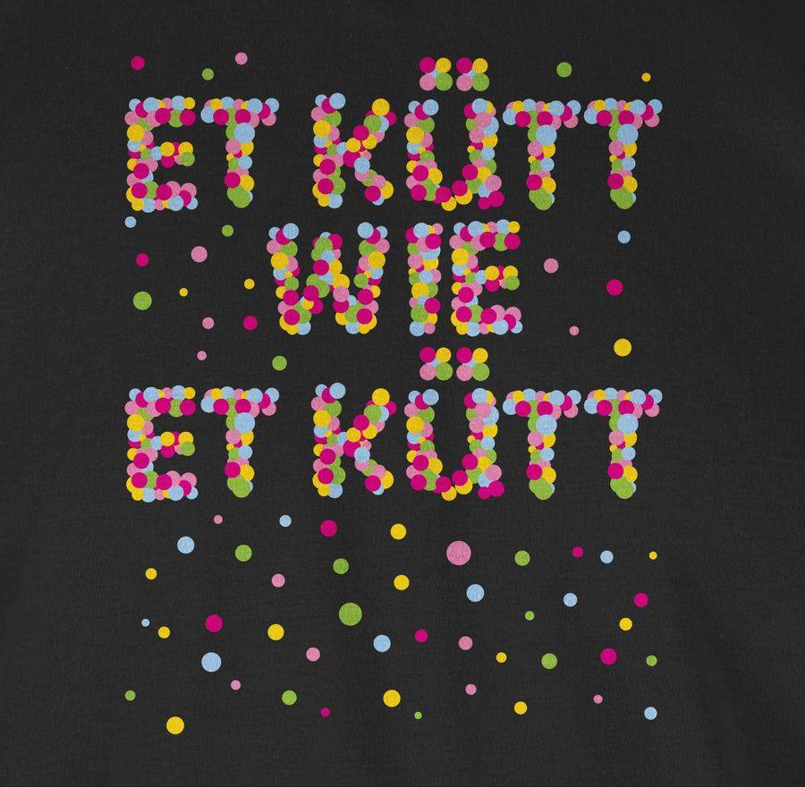 Shirtracer Et Kütt Wie Et Kütt - Konfetti: Tshirt Gym Bag Shirtracer