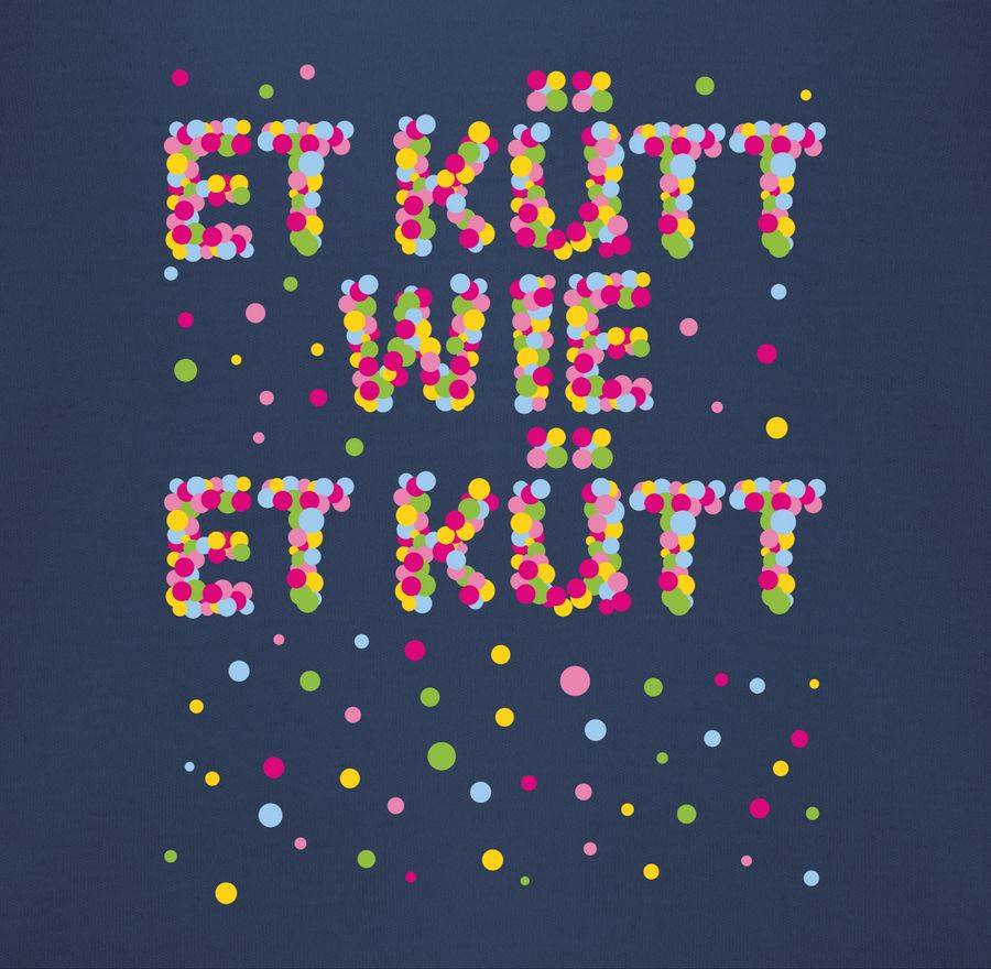 Shirtracer Et Kütt Wie Et Kütt - Konfetti: Tshirt Gym Bag Shirtracer