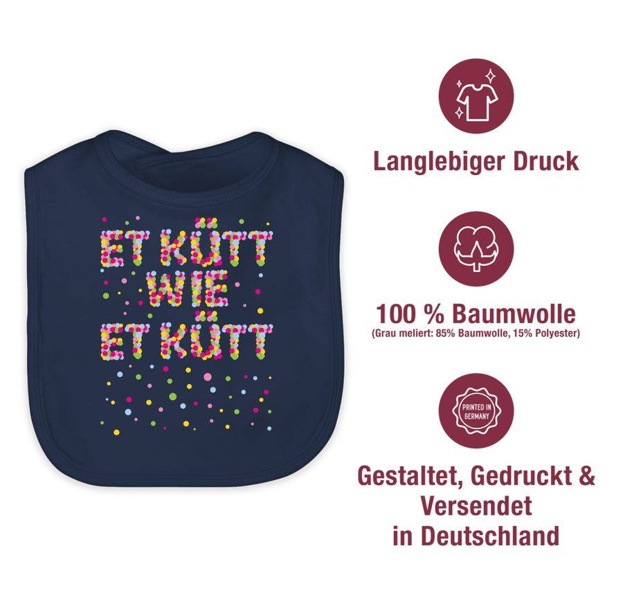 Shirtracer Et Kütt Wie Et Kütt - Konfetti: Tshirt Gym Bag Shirtracer
