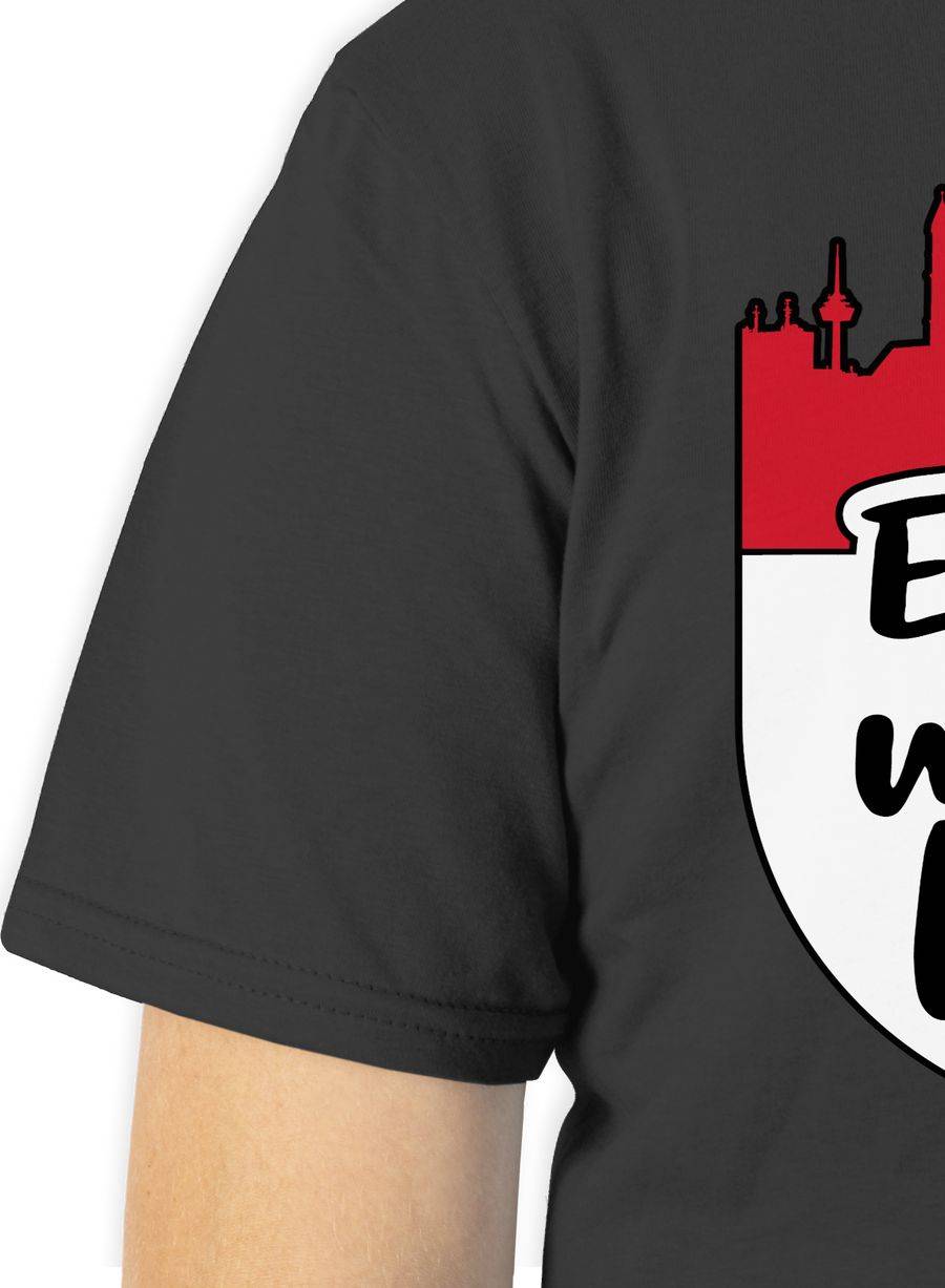 Shirtracer Et Kütt Wie Et Kütt! - Rot/weiß: T-Shirt Rucksack Shirtracer