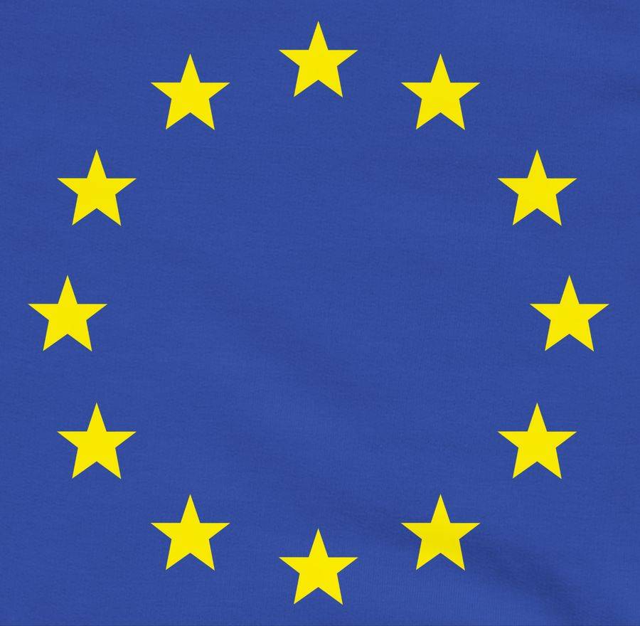 Shirtracer Europa 12 Sterne: T-Shirt Turnbeutel Shirtracer