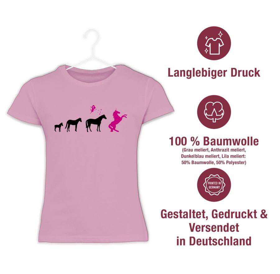Shirtracer Evolution Einhorn: Tshirt Gym Bag Shirtracer