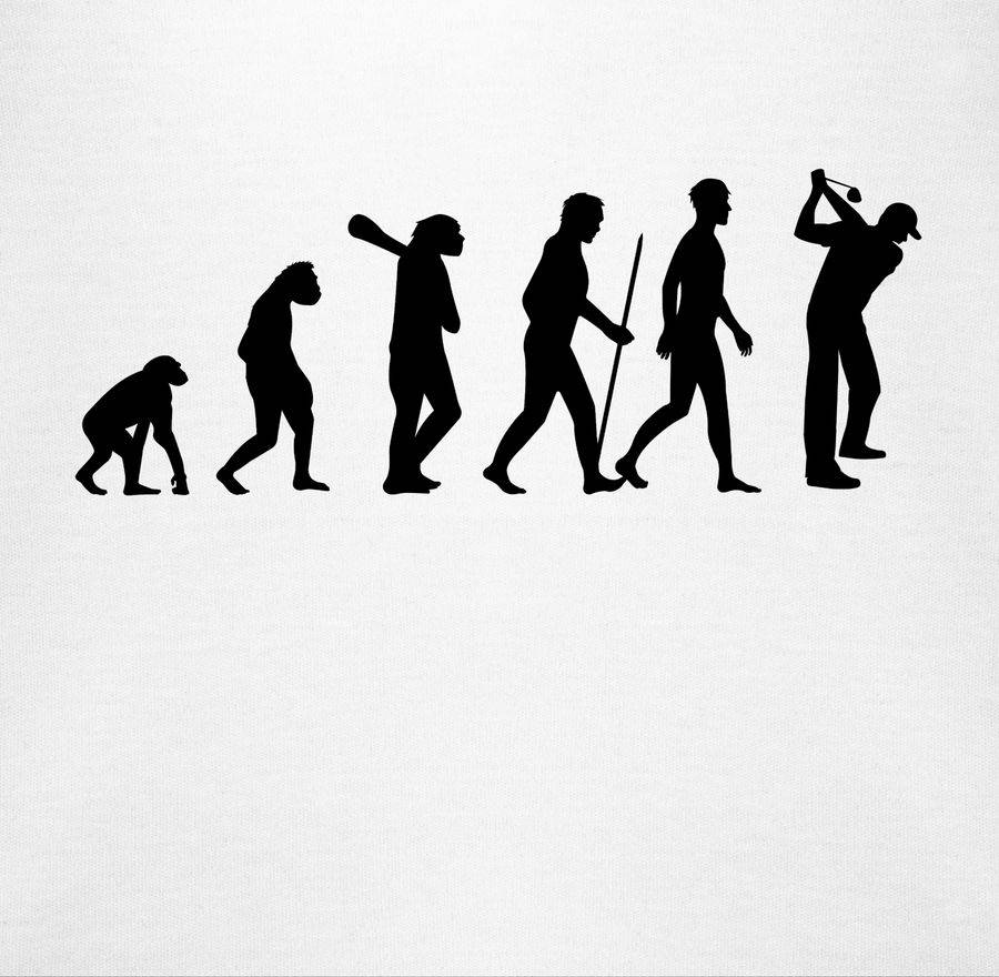Shirtracer Evolution Golf: T-Shirt Gym Bag Shirtracer
