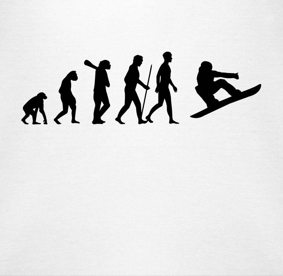 Shirtracer Evolution Snowboard: Tshirt Gym Bag Shirtracer