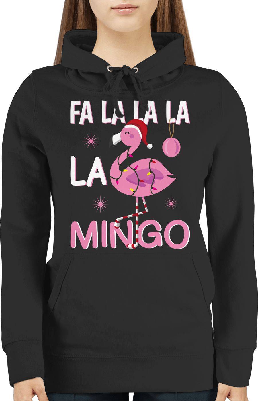Shirtracer Fa La La La La Mingo Flamingo: T-Shirt Turnbeutel Shirtracer