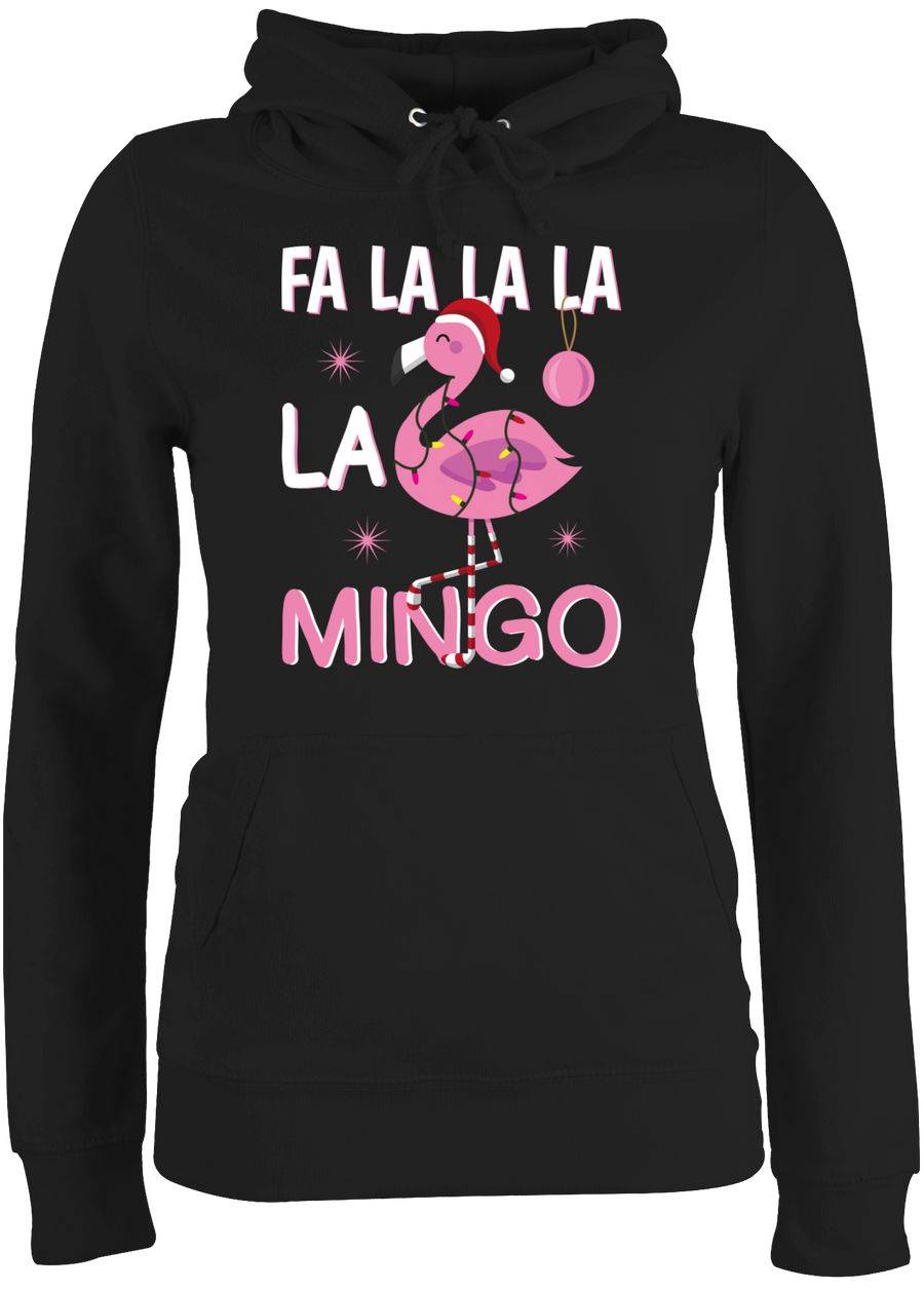 Shirtracer Fa la la la la mingo Flamingo: T-Shirt Turnbeutel Shirtracer
