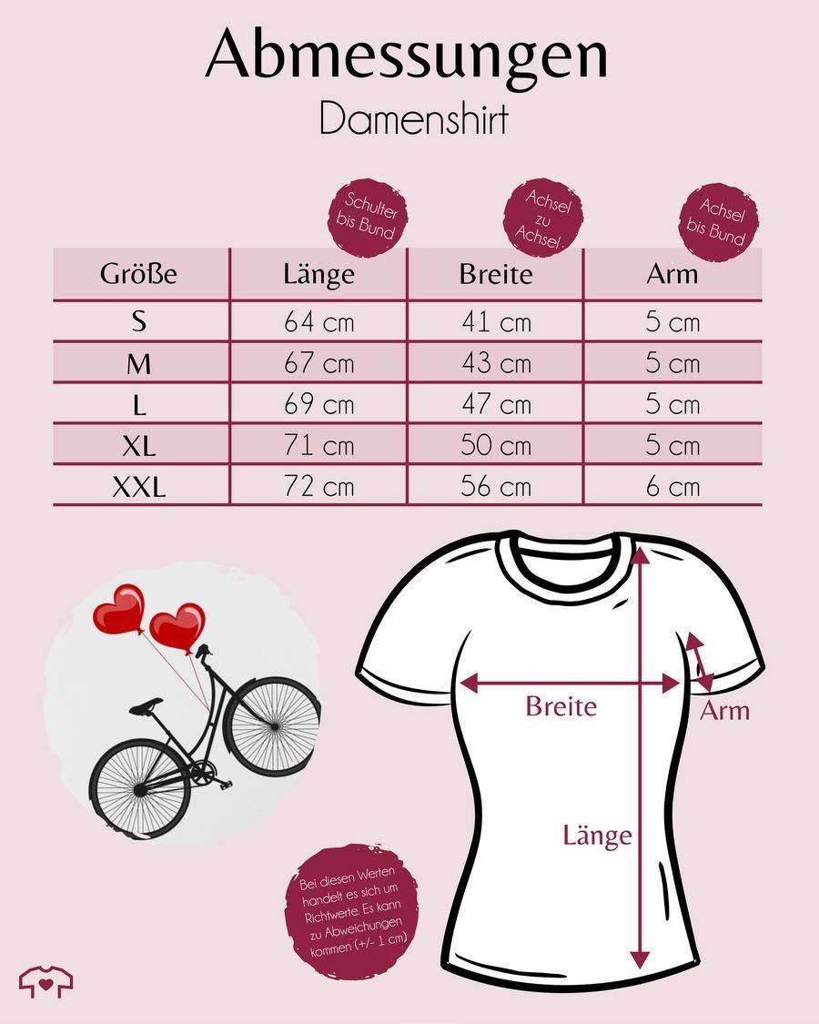 Shirtracer Fahrrad Herz Luftballons: T-Shirt Rucksack Shirtracer