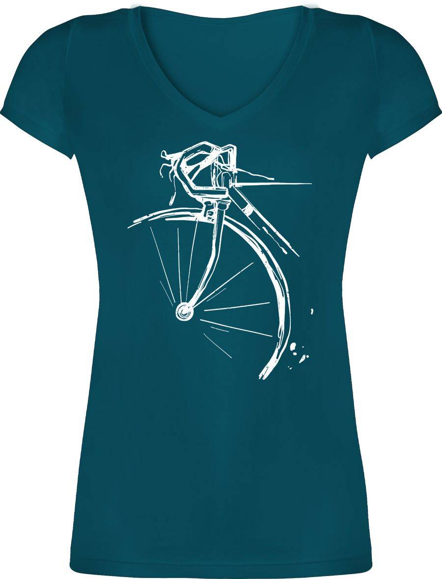 Shirtracer Fahrrad vintage effekt: T-Shirt Turnbeutel Shirtracer