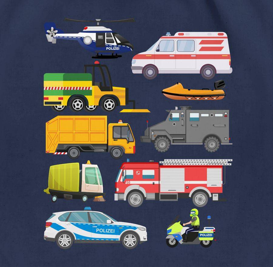Shirtracer Fahrzeuge Mit Sirene Shirts & Mehr Shirtracer